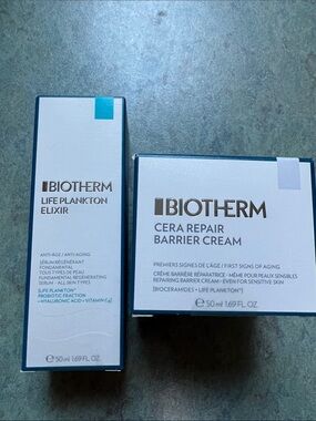 Biotherm Life Plankton Elixir serum & Cera Repair Barrier Cream